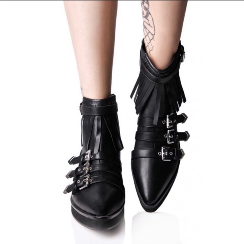 Matisse Fringe Turner Kiltie Moto Chelsea